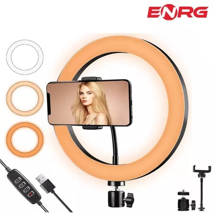 ENRG 8" LED Ring Light Video Live Light Dimmable LED 20cm