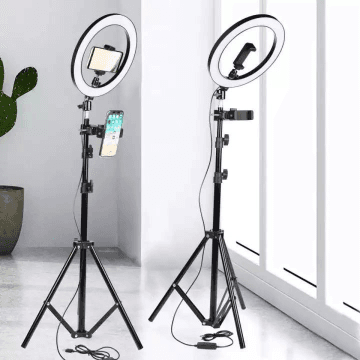 2.1/7ft Aluminium Tripod Stand Adjustable Portable 7 Feet