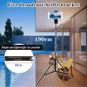 2.1/7ft Aluminium Tripod Stand Adjustable Portable 7 Feet