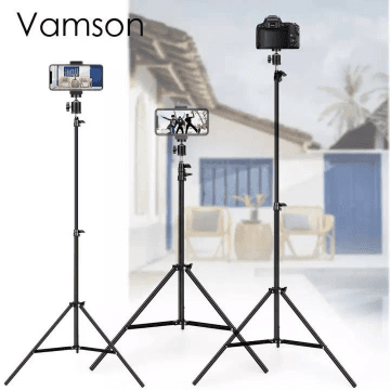 2.1/7ft Aluminium Tripod Stand Adjustable Portable 7 Feet