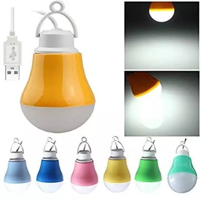 5W - Portable Hook Led Bulb Usb Light Reading Lamp For Campi