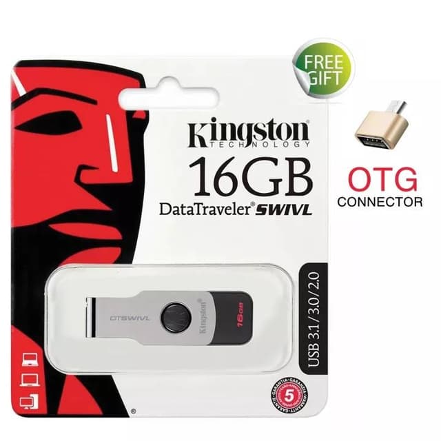 Kingston 16/32/64 GB Data Traveler Swivl High Speed 3.1