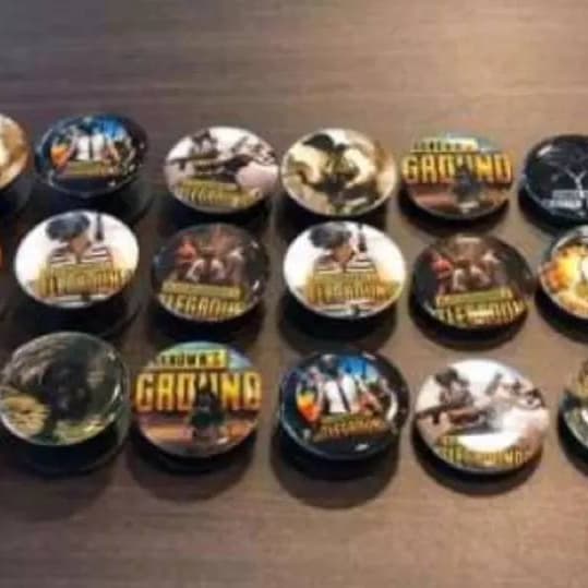 Shuffle PUBG Stylish Pop Socket - For All Mobiles