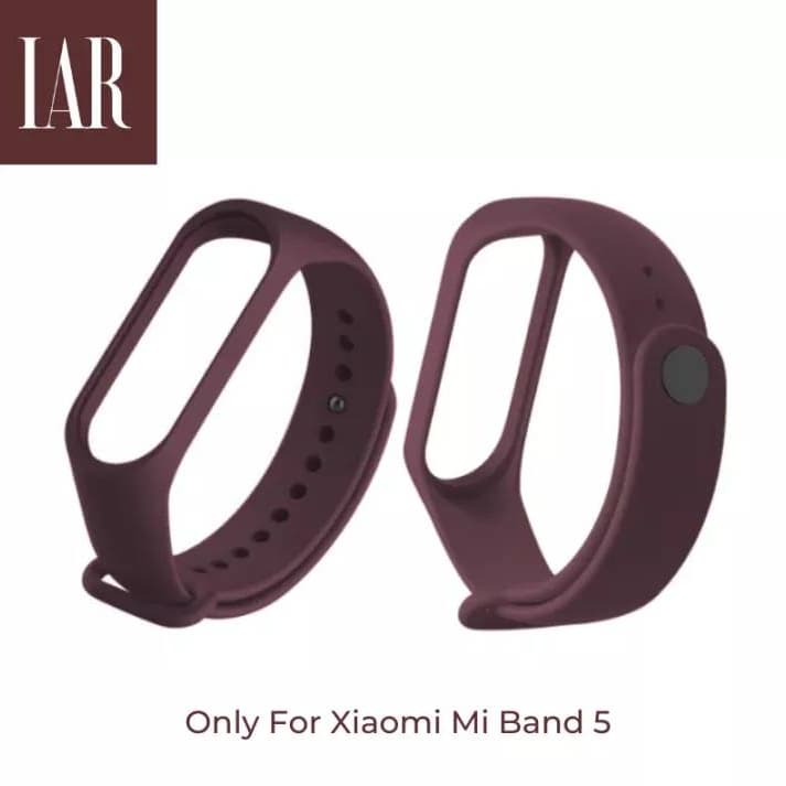 Mi Band 5, 6 Strap Belt Mi5, Mi6 - Burgundy, Maroon