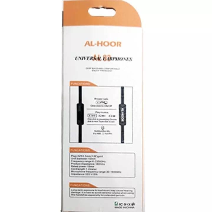 ALHoor Al-03 Thunder Earphone Hand Free Universal Super Bass