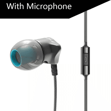 QKZ DM7 Noise Reduction In-Ear Subwoofer Metal Band Wheat Hi