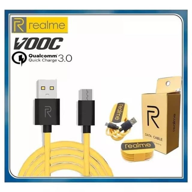 Pack of One Original 1M Realme_Yellow 4A Super Fast Charge